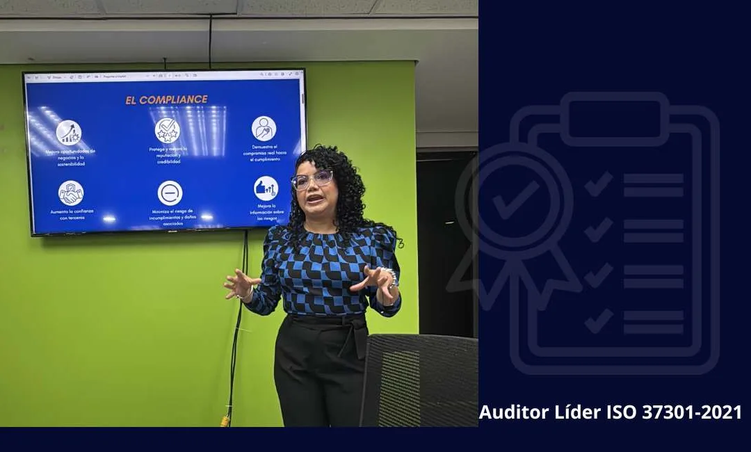Andrea García, Auditor Líder en la norma ISO 37301:2021